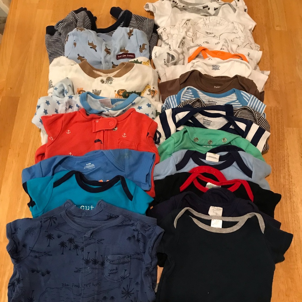 Baby Boy Box O’ Clothes 0-3 months